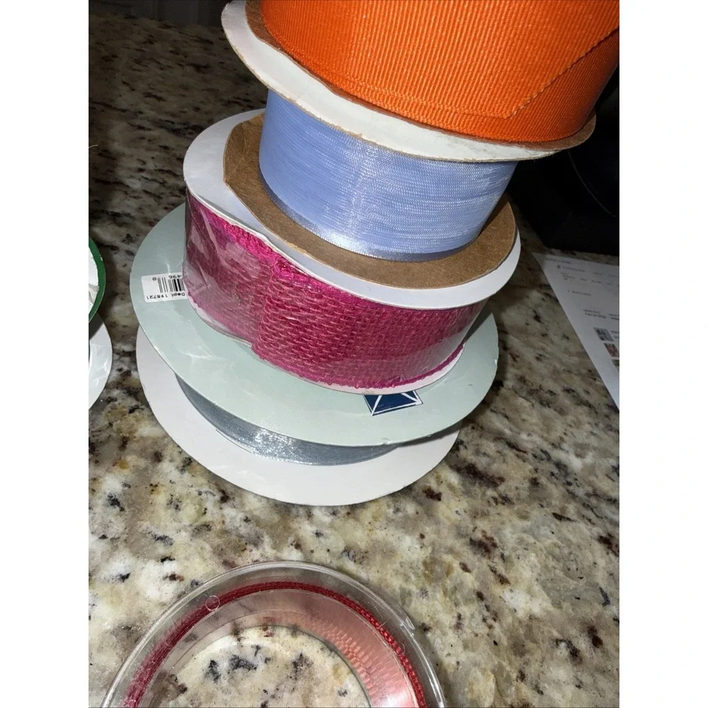 Ribbon‎ Bundle 27+ Rolls, Mesh New Crafting, Wreath Making Gifts  Variety 5536